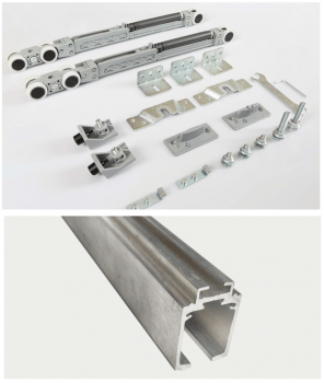 Раздвижная система с доводчиком